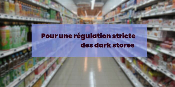 Pour une régulation stricte des dark stores à Montrouge