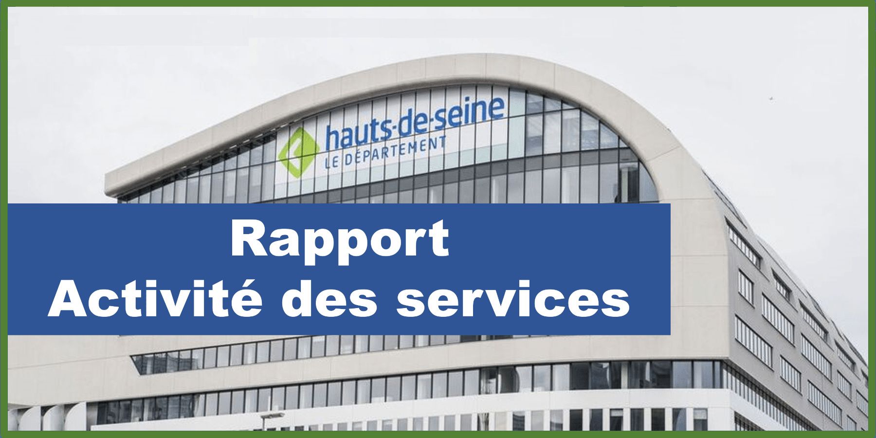 You are currently viewing Hauts-de-Seine: rapport d’activité des services  2022