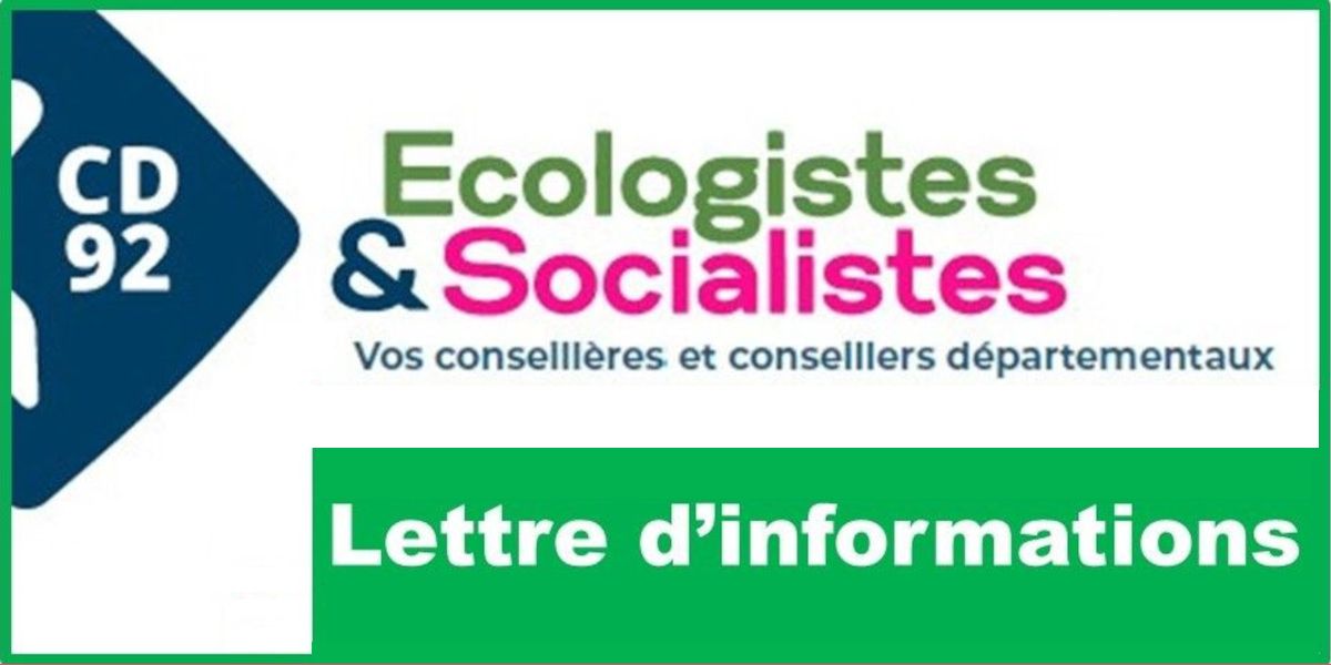 You are currently viewing Lettre Information Groupe Écologistes & Socialistes