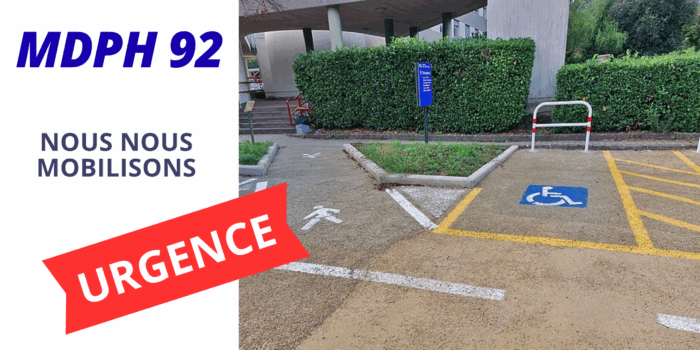 MDPH 92 : nous nous mobilisons