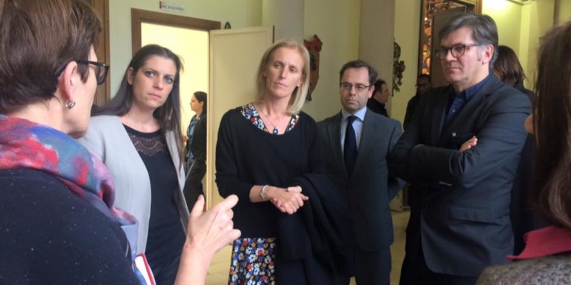 You are currently viewing Avec Segolène Neuville, Secrétaire d’Etat chargée de la lutte contre l’exclusion, à l’IRTS de Montrouge