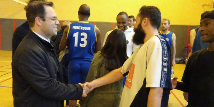 Aux matches de la section Basket du Stade Multisports de Montrouge