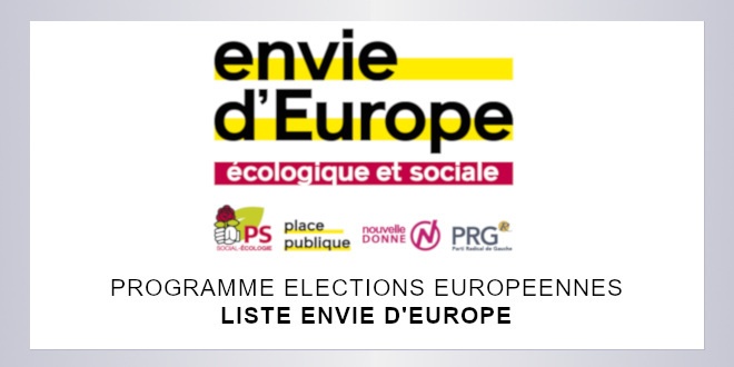 You are currently viewing Européennes 2019 | Programme de la liste Envie d’Europe