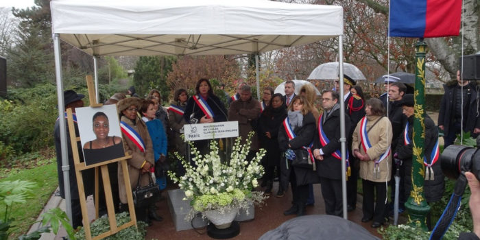 Inauguration de l’allée Clarissa Jean-Philippe, Square du Serment de Koufra