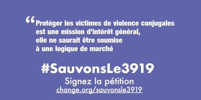 You are currently viewing #Sauvons le 3919
