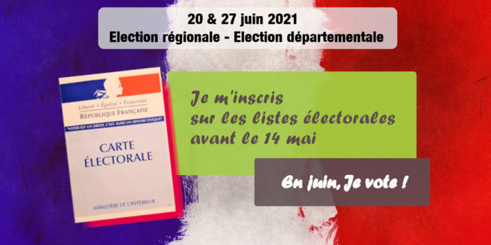 Inscription sur les listes électorales – C’est avant le 14 mai