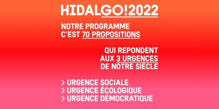 Le programme de Anne Hidalgo