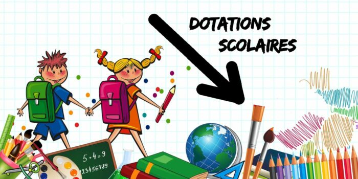 – 30% de dotations écoles publiques