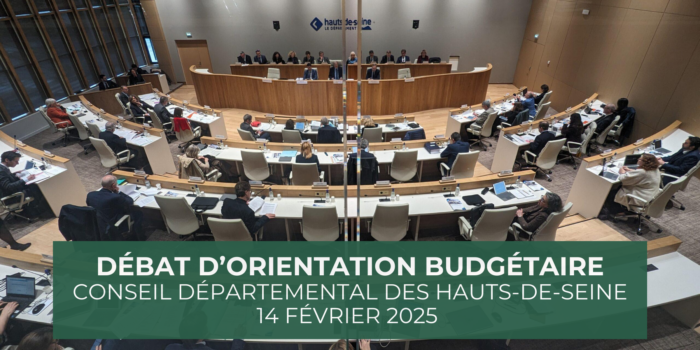 Débat d’orientation budgétaire 2025 – Conseil départemental des Hauts-de-Seine